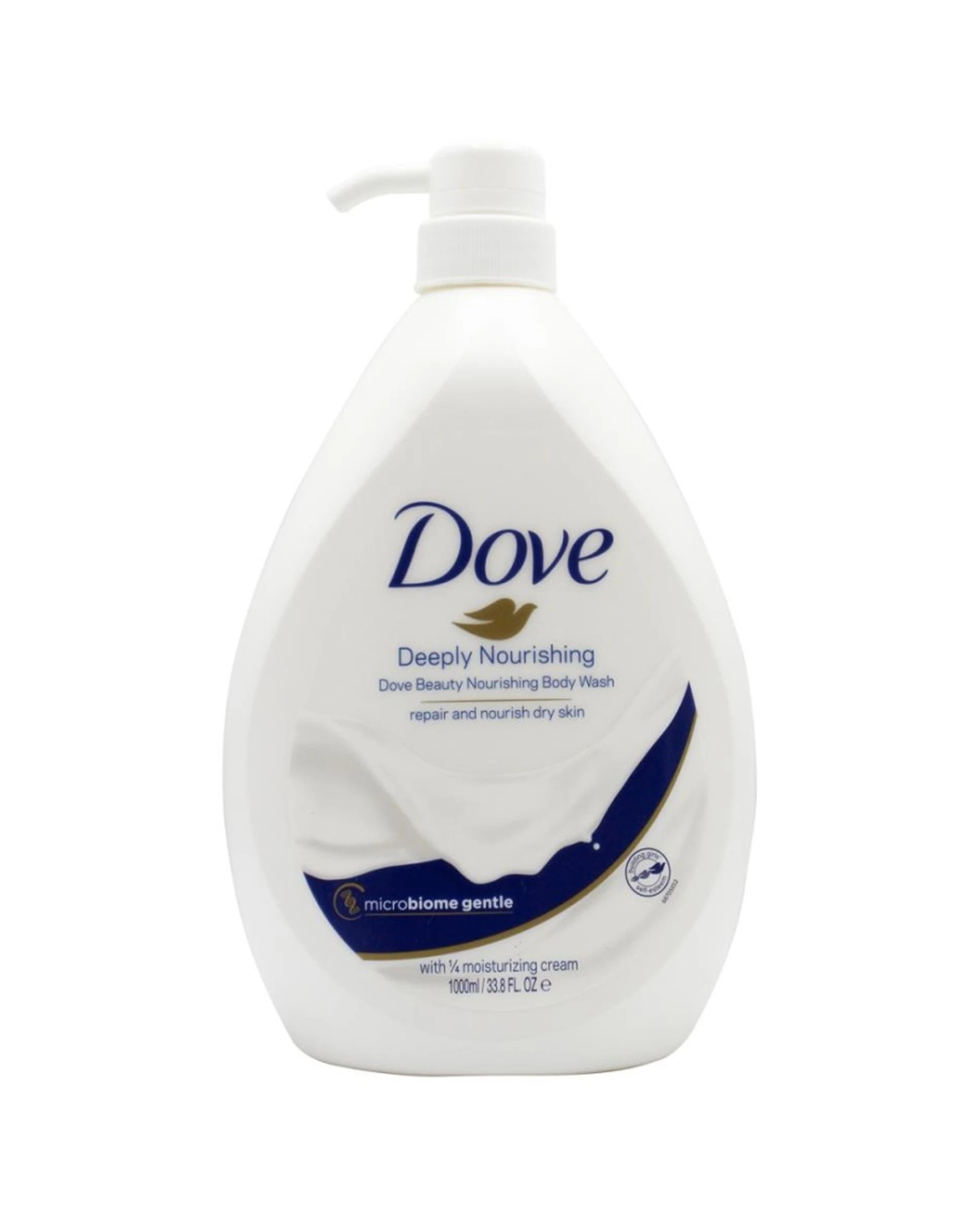 2 Dove 6pk Deeply Nourishing Moisturising Formula Body Wash 1000ml - White, 2 of 3