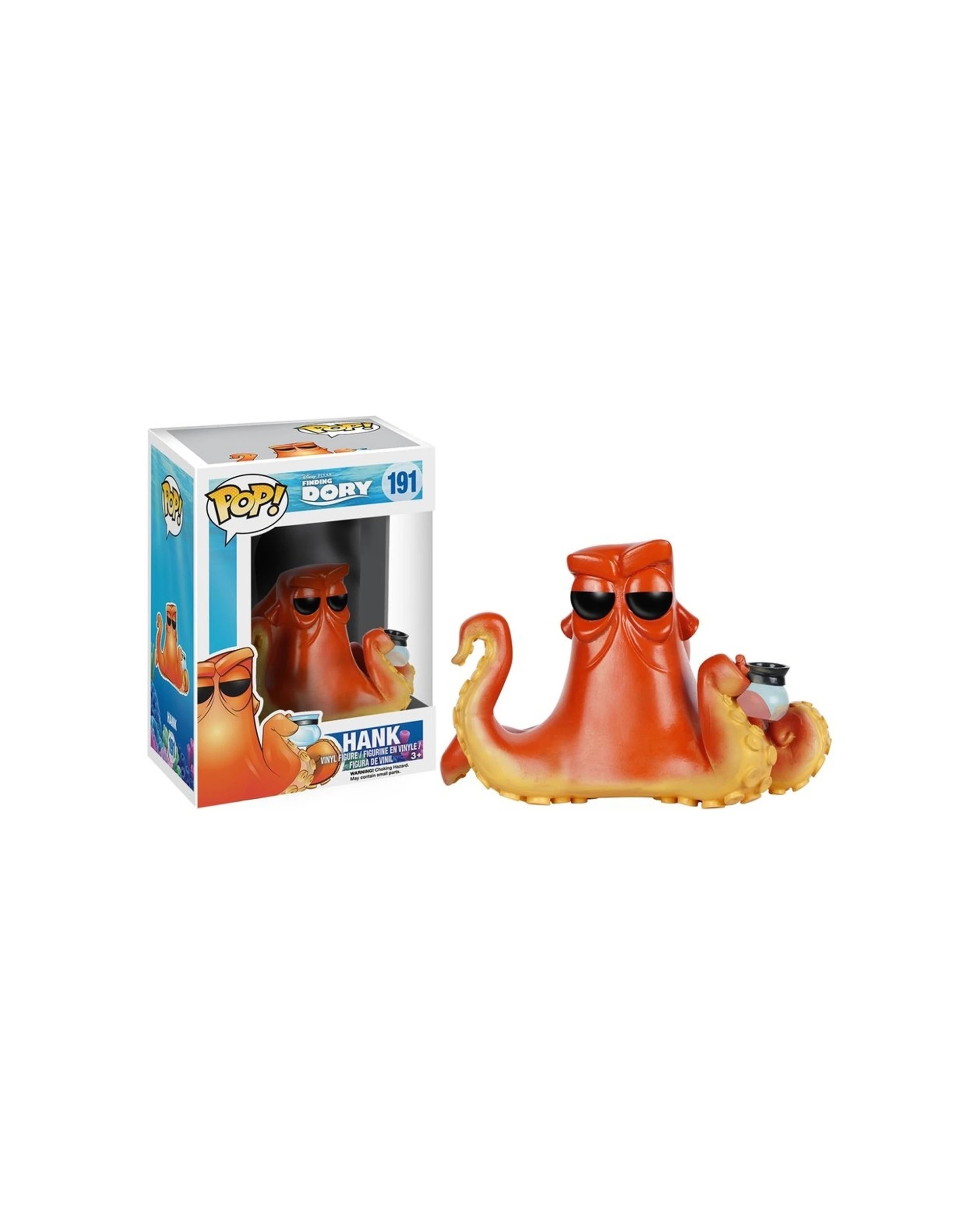 1 Pop Vinyl Figurine Finding Dory - Hank Collectible Toy 10cm Action Figure - Orange, 1 of 3