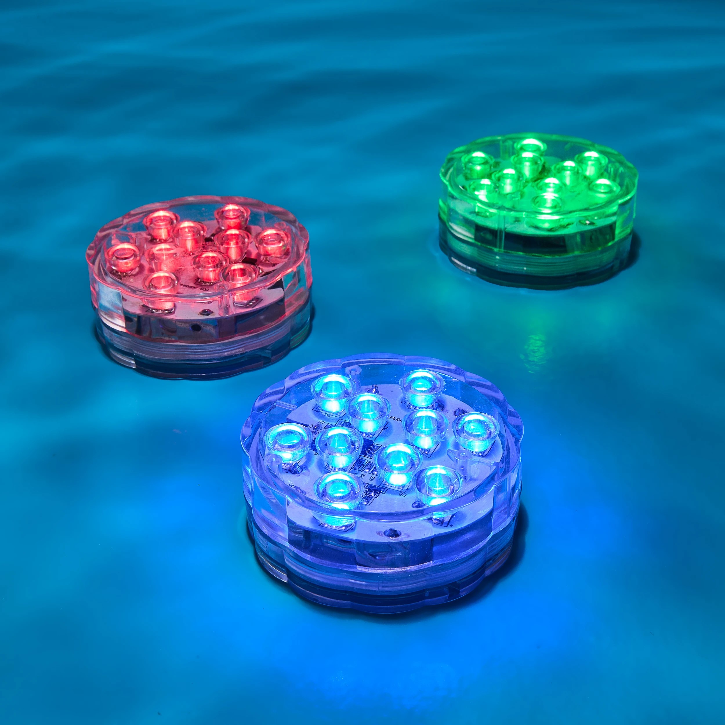 1 3 Pack LED Remote Pool Lights, 1 of 9