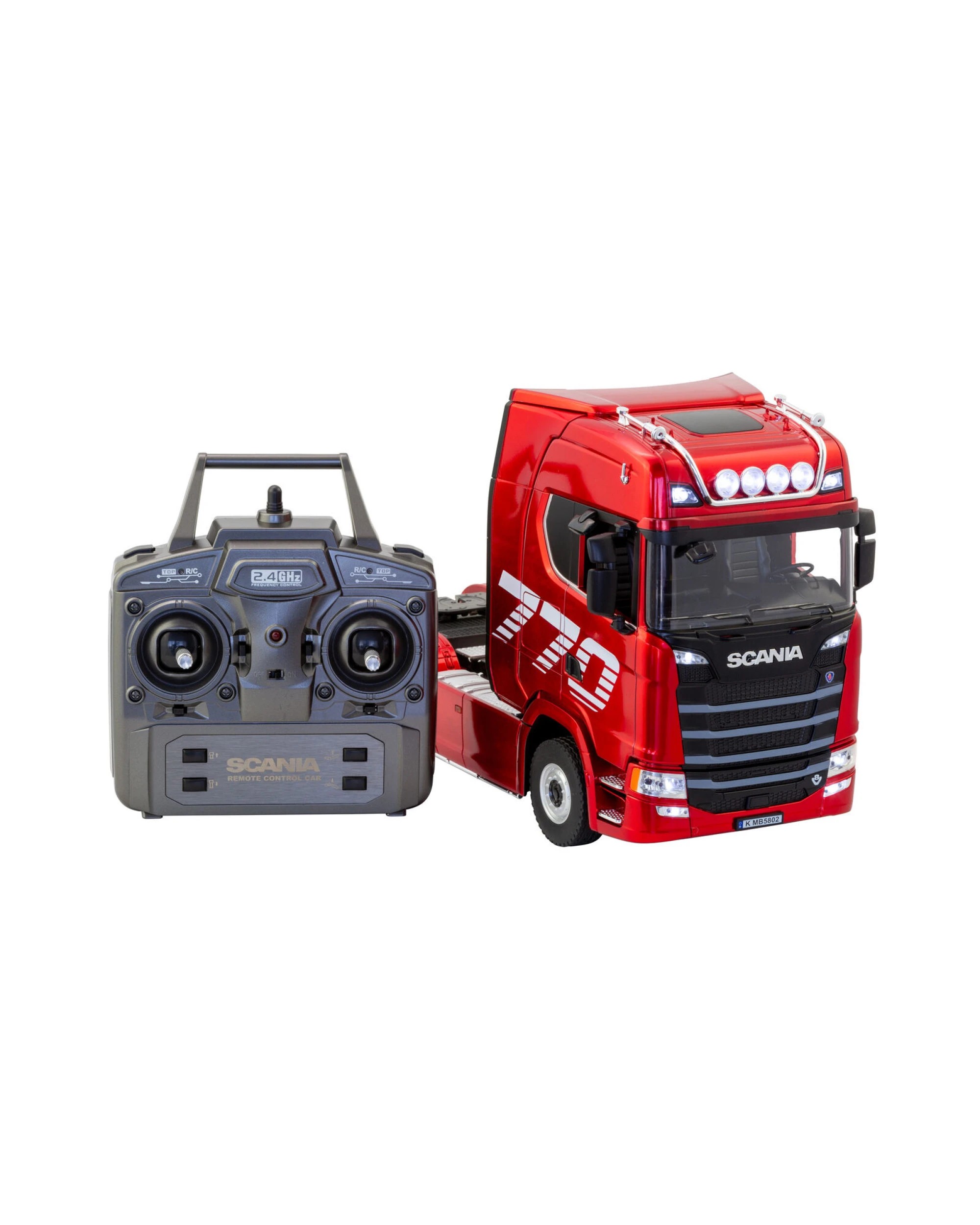 1 Gem Toys Scania Licensed Remote Control Trailer Head Truck with Lights, Sounds & Steering Adjustment, 1 of 9