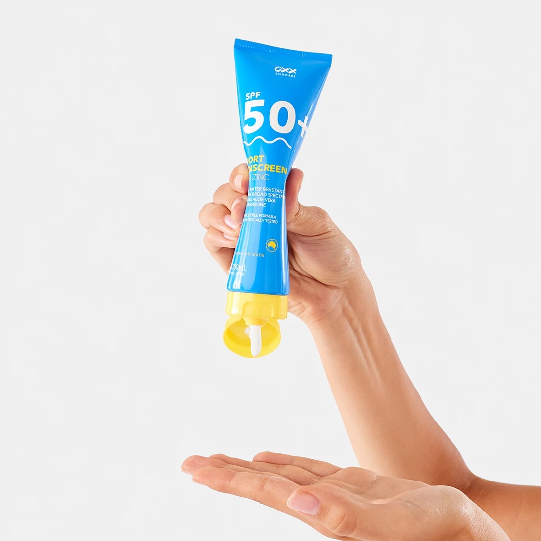 7 OXX Skincare SPF 50+ Sport Sunscreen 100ml - Zinc and Aloe Vera, 7 of 10