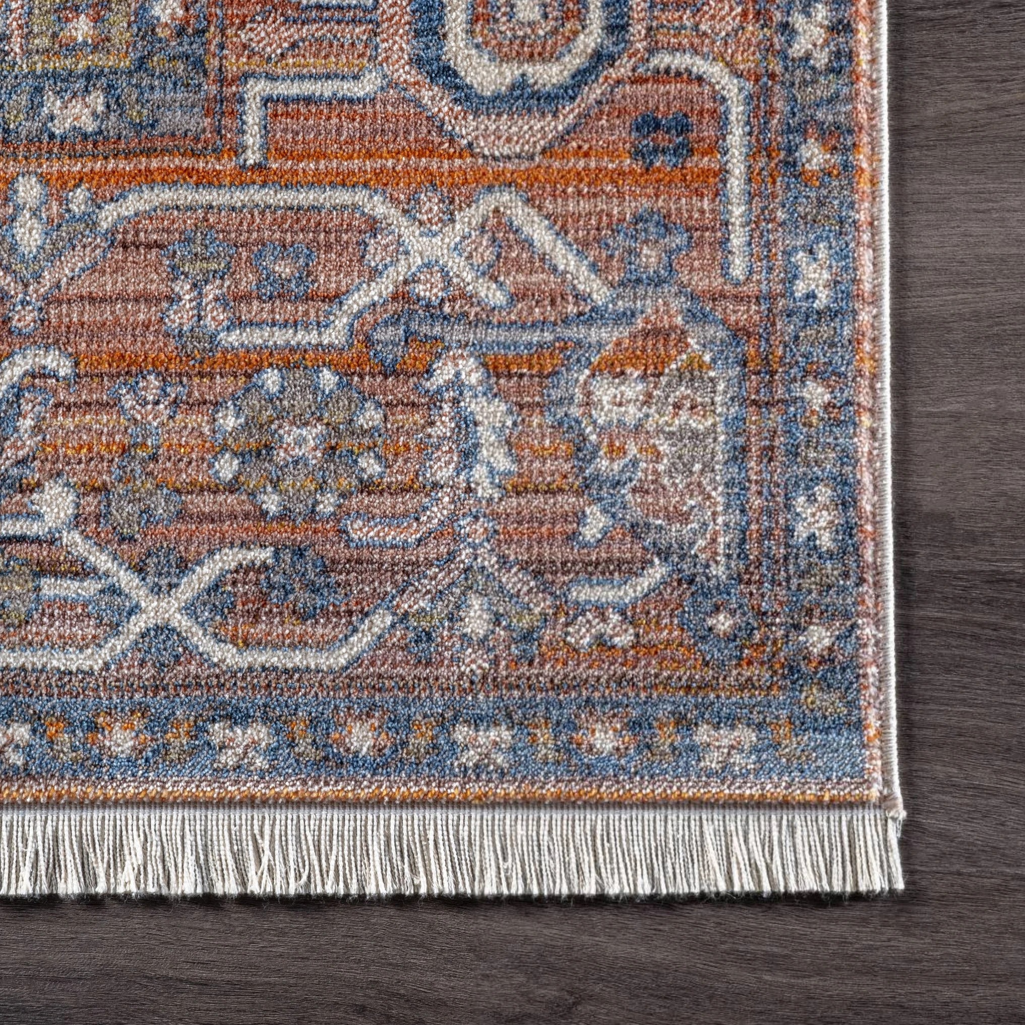 7 Common Ground Rugs Anatolia 290x200cm - Large Power Loomed Floor Rug - Red, 7 of 7