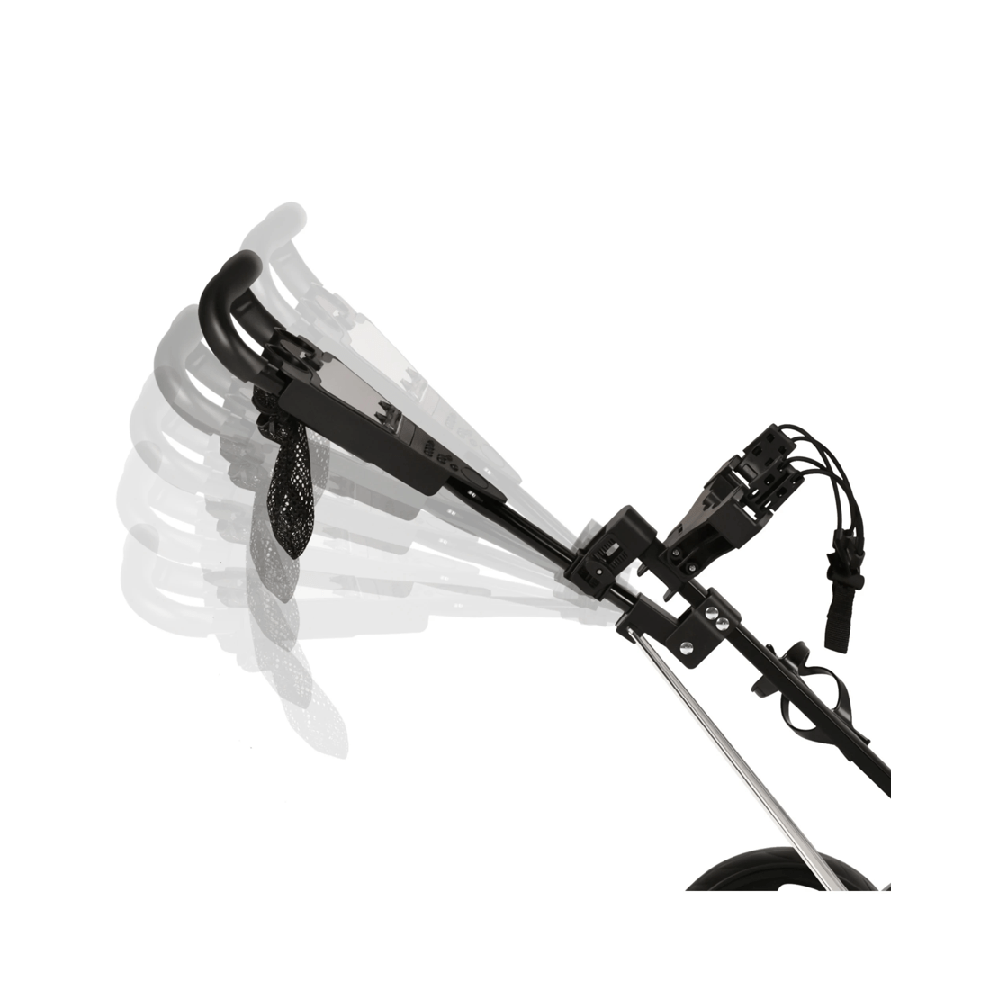 4 Advwin Foldable Golf Push Cart with 3-Wheel - Black, 4 of 6