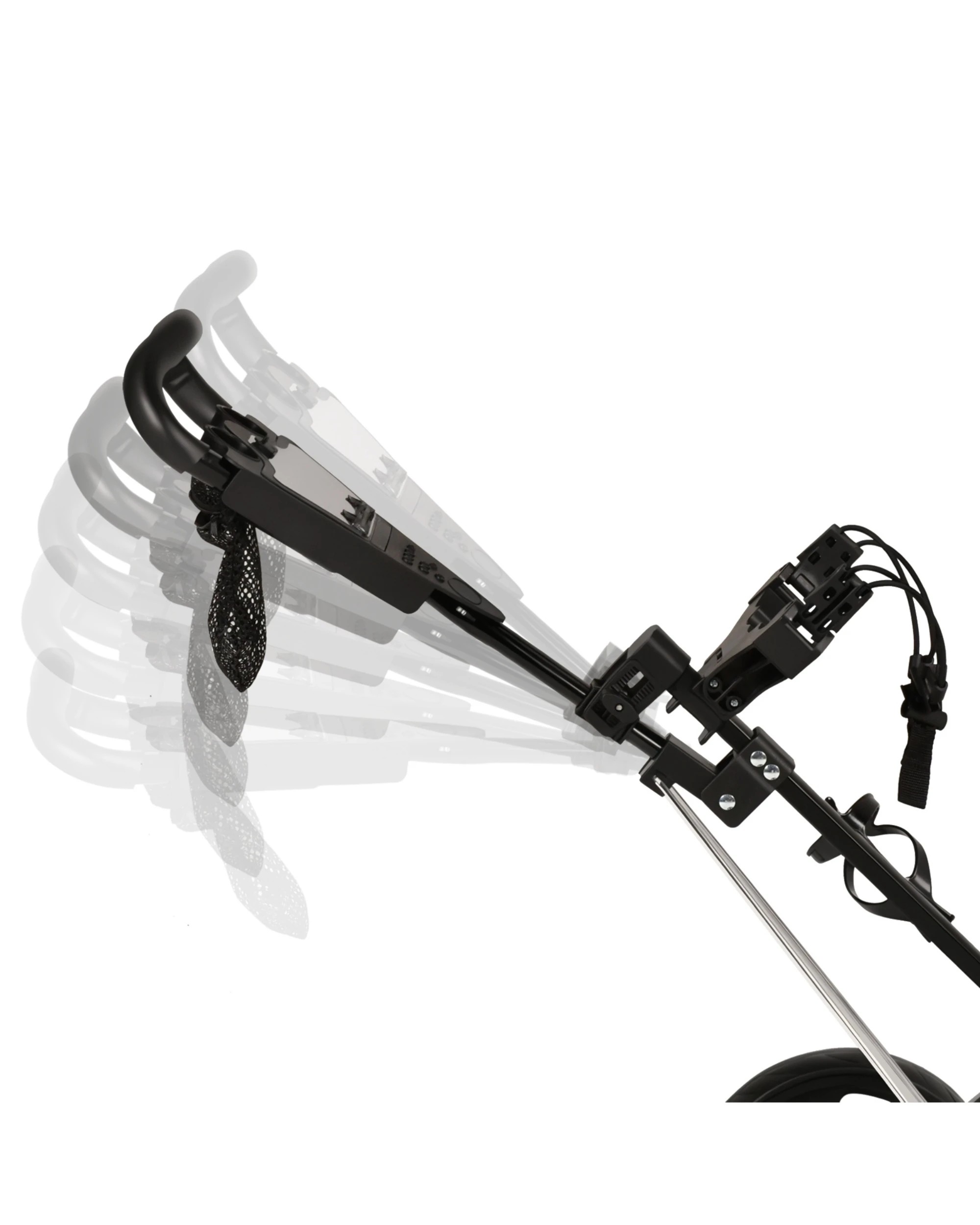 4 Advwin Foldable Golf Push Cart with 3-Wheel - Black, 4 of 6