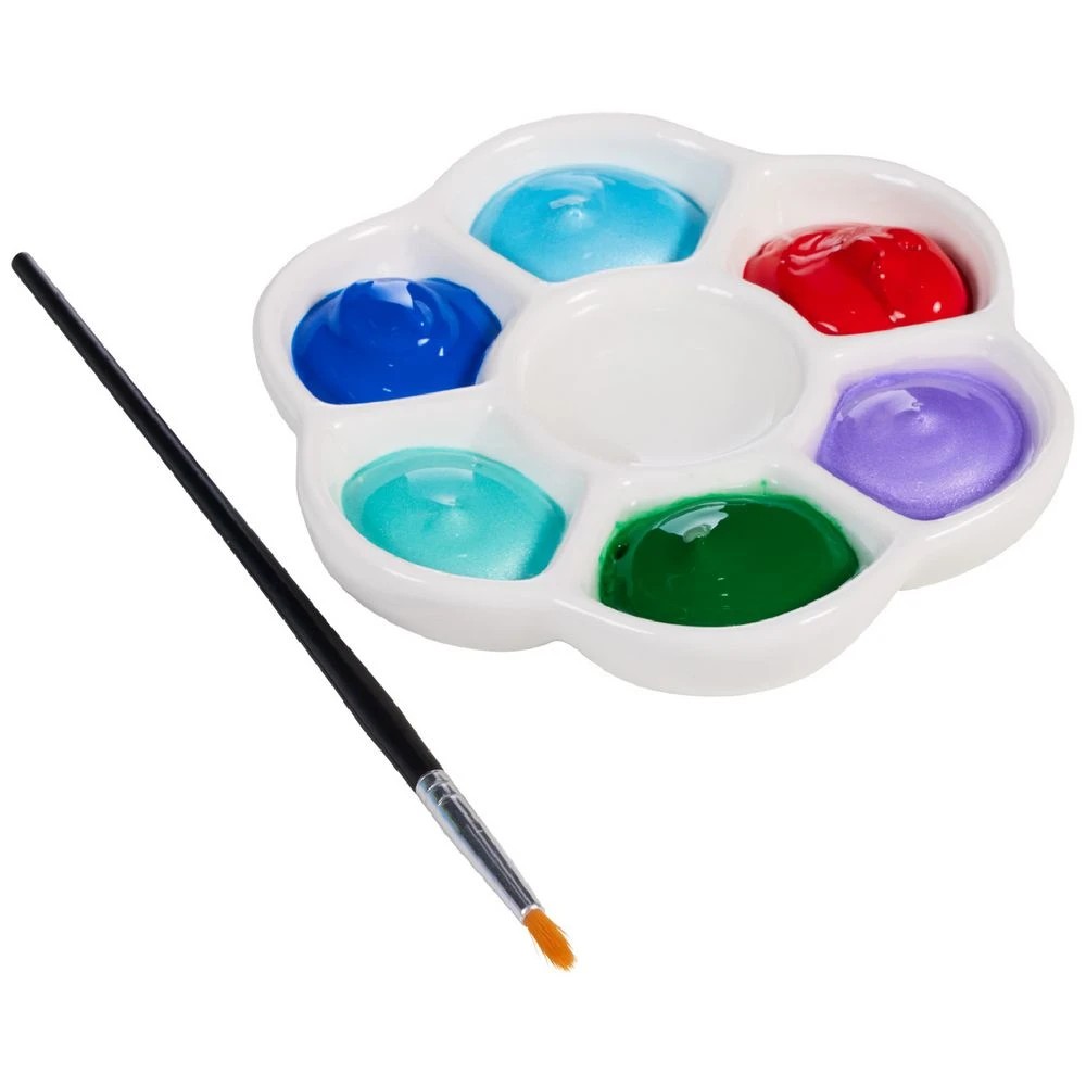 3 Born Porcelain Paint Palette 7 Wells, 3 of 4