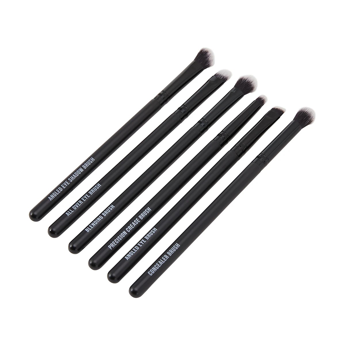 5 OXX Cosmetics Eyes Makeup Brush Set - Black, 5 of 6