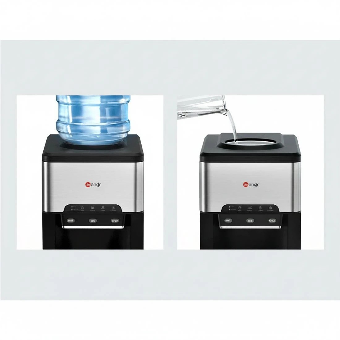 4 Devanti 20kg Ice Maker Machine with Water Dipenser - Silver, 4 of 5