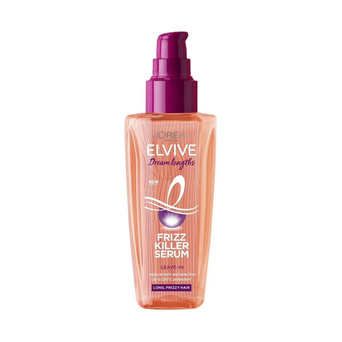 1 L'oreal Paris Elvive Dream Lengths Frizz Killer Serum 100ml - Vegetal Keratin and Cocoa Butter, 1 of 6
