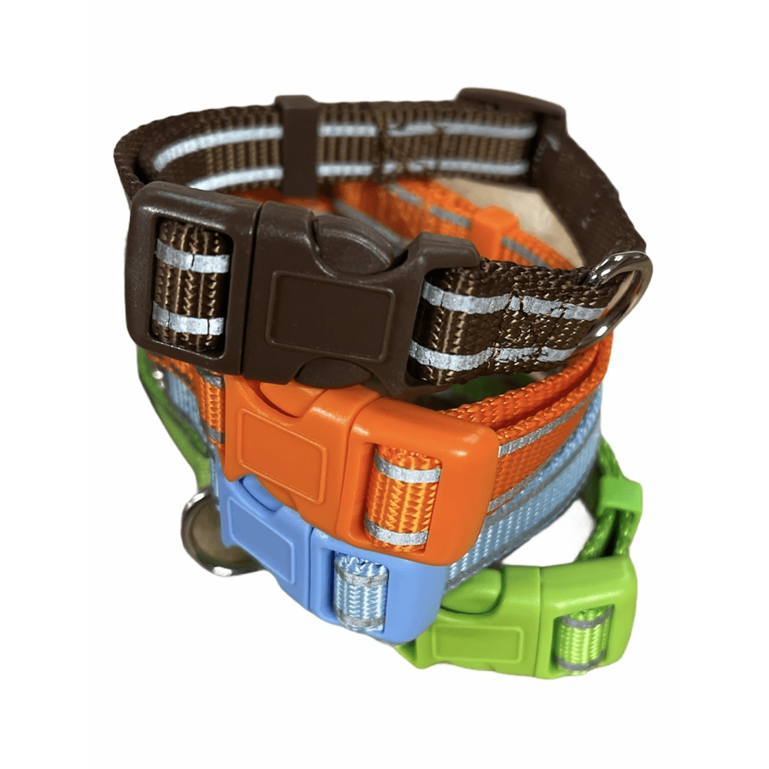 4 BR Pets Reflective Dog Collar Utility Classic Side Release w/ Hi Vis Stitching - 1.5cm Width (Small Dogs), 4 of 7