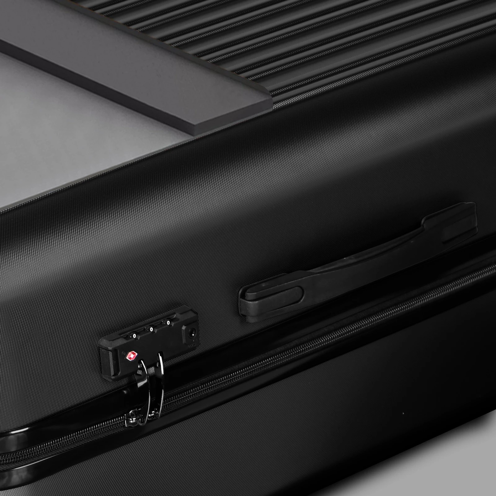 3 Alfordson Luggage Suitcase Sets 3PCS Trolley TSA Carry on Hard Case - Black, 3 of 10