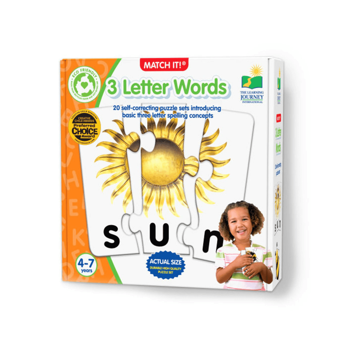 1 The Learning Journey Learning Journey Match It! 3 Letter Word, 1 of 7