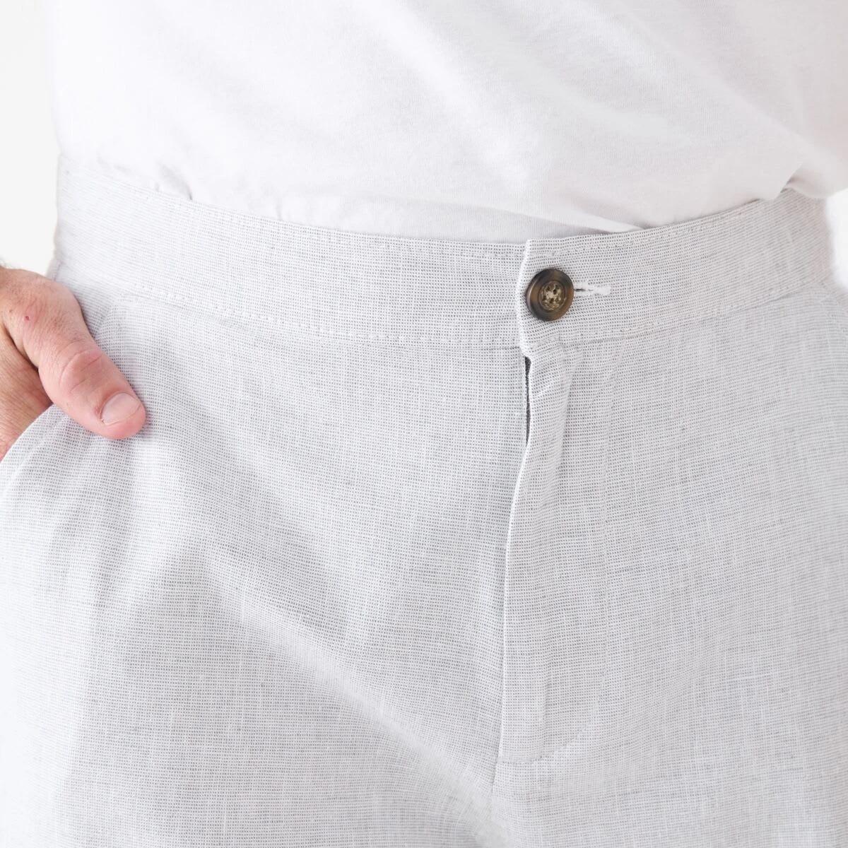 4 Textured Bermuda Shorts GREY WHITE END ON END, 4 of 6