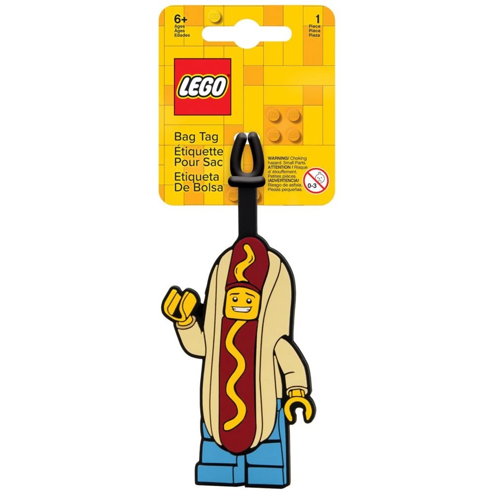 1 Lego Luggage Tag Hot Dog Man, 1 of 3