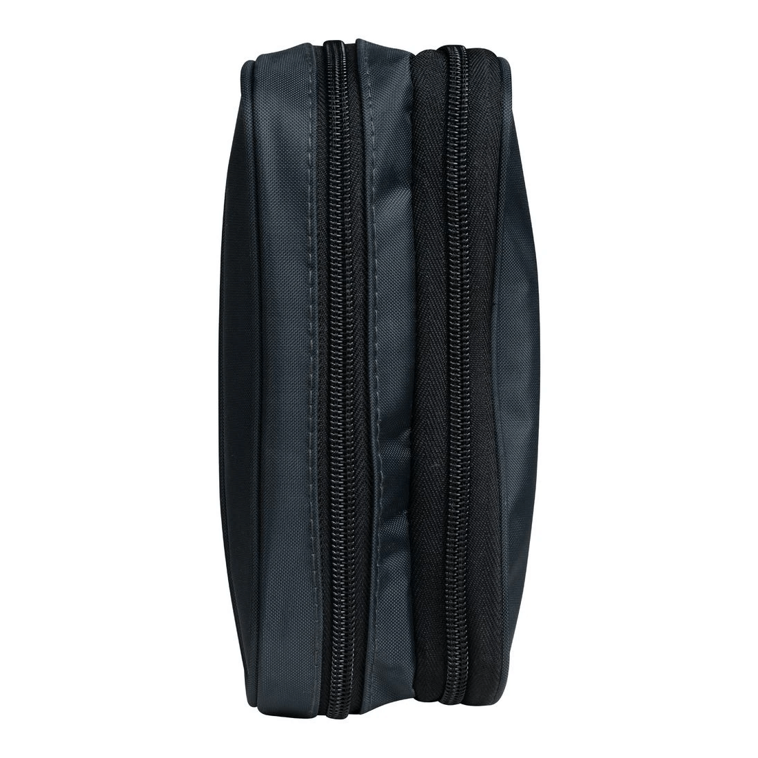 2 Lihit Lab Double Zip Mutli Compartment Pencil Case Black, 2 of 5