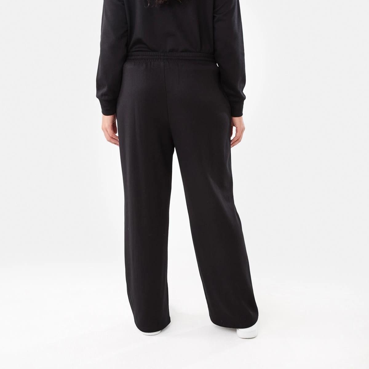 3 Soft Touch Wide Leg Trackpants Black, 3 of 5