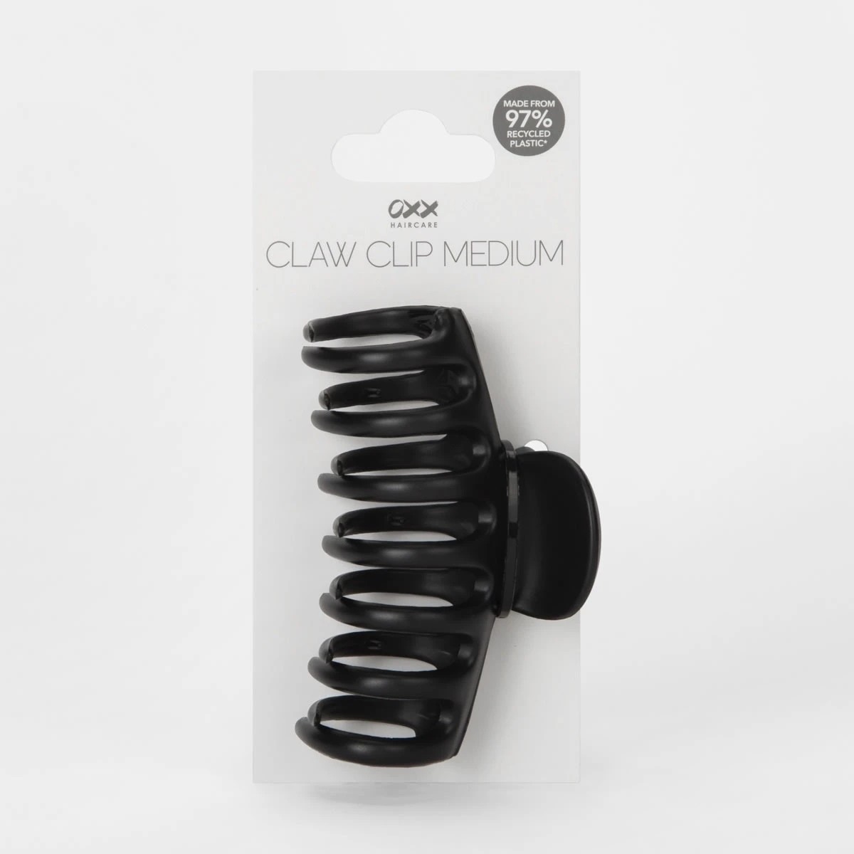 4 OXX Haircare Black Medium Barrel Claw Hair Clip, 4 of 4