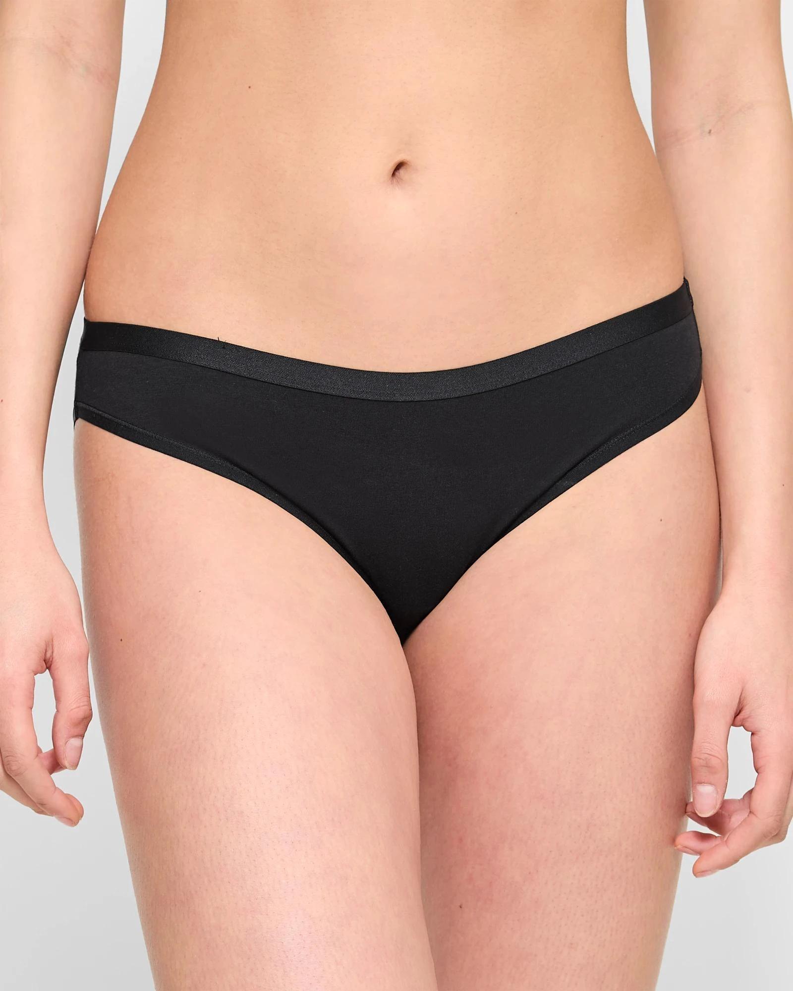 2 2 Pack Cotton Rich Bikini Briefs - Lily Loves BLACK, 2 of 4