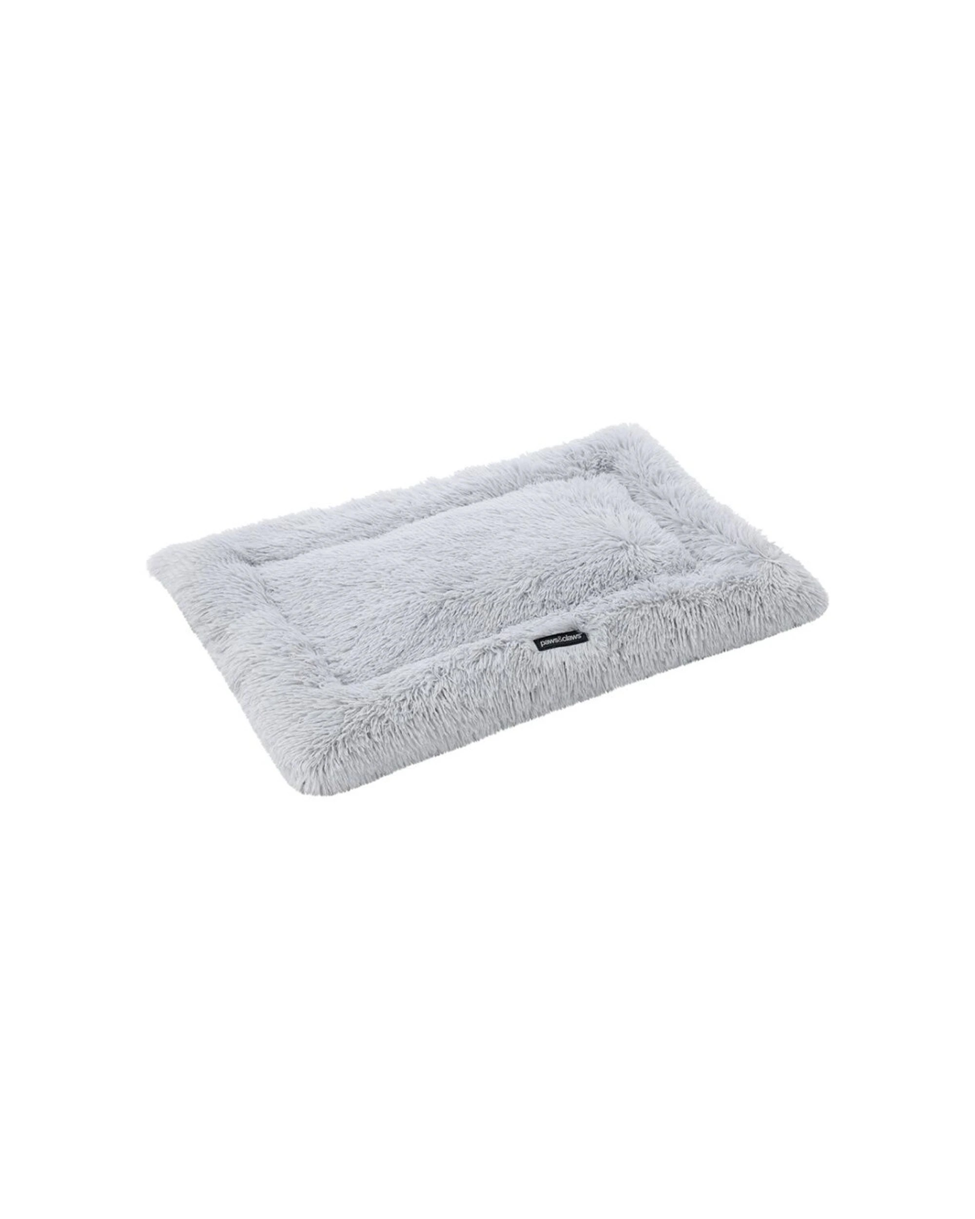 3 Paws And Claws Pet Mat Super Plush Washable Non Slip Large 90x60x4cm - Grey, 3 of 7