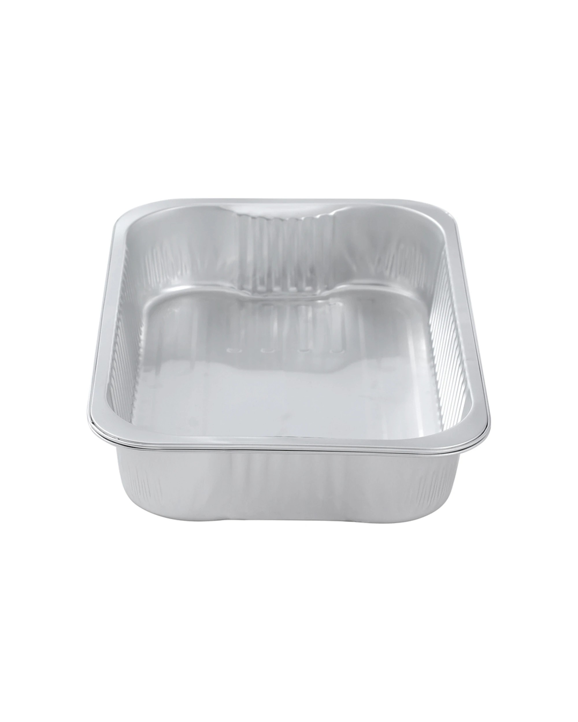 4 Lemon & Lime 24pc Premium Smooth Wall Foil Tray Heavy Duty Food Safe - Silver, 4 of 6
