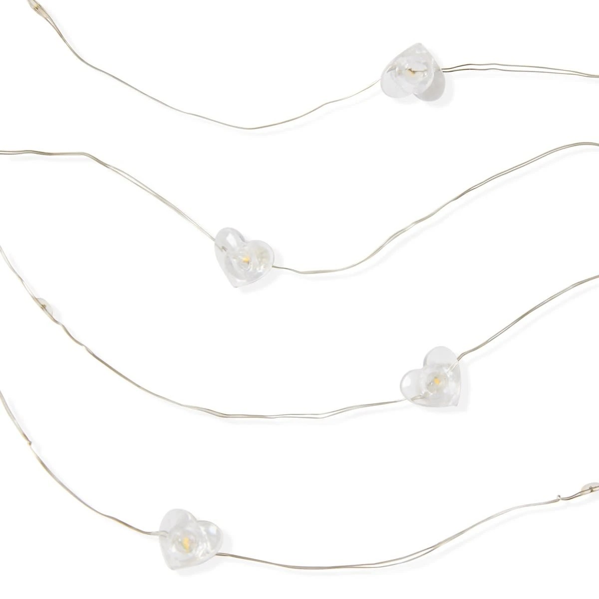 3 Mini Heart Wire String Lights, 3 of 8