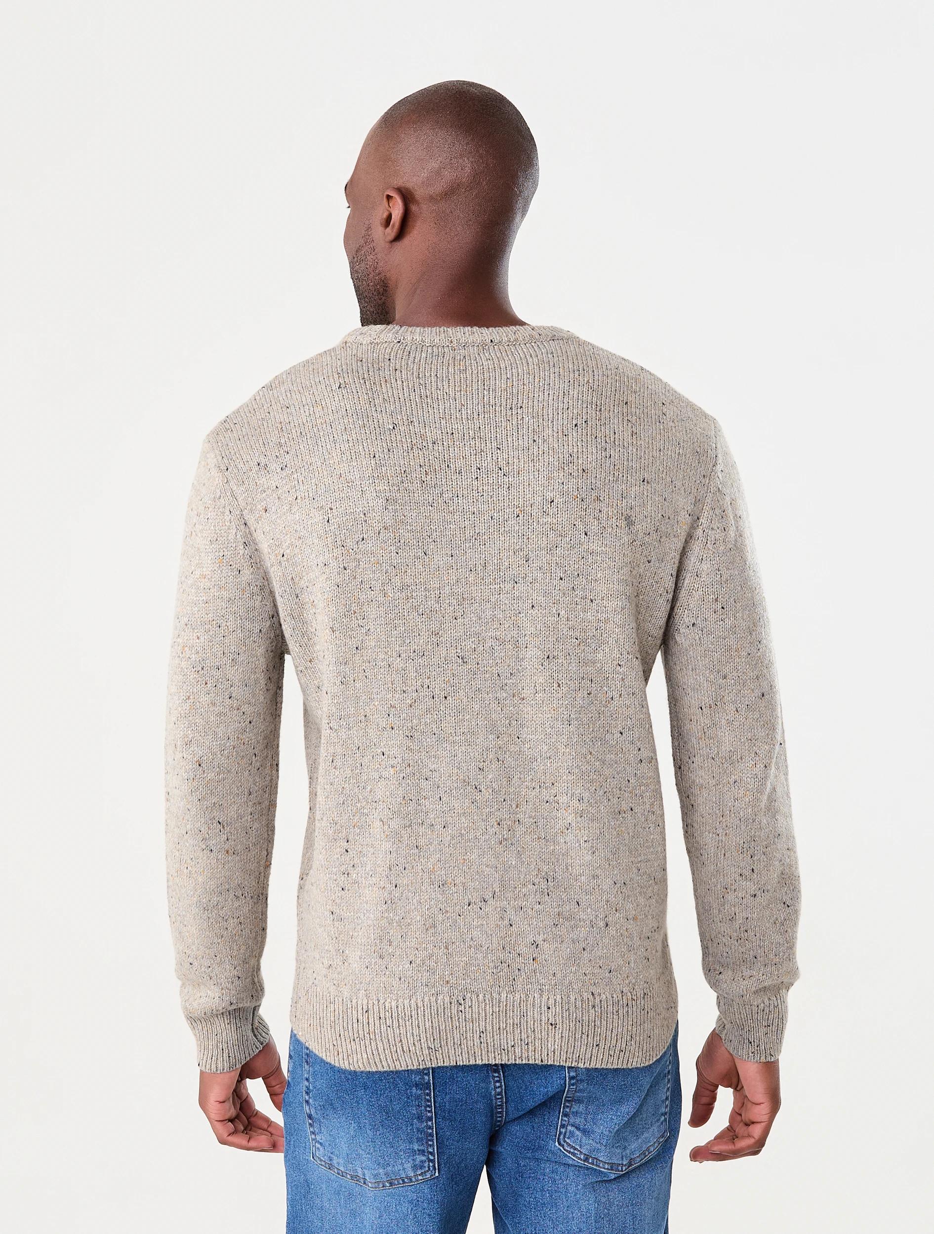 3 Crew Neck Knit Jumper Bge Otml, 3 of 6