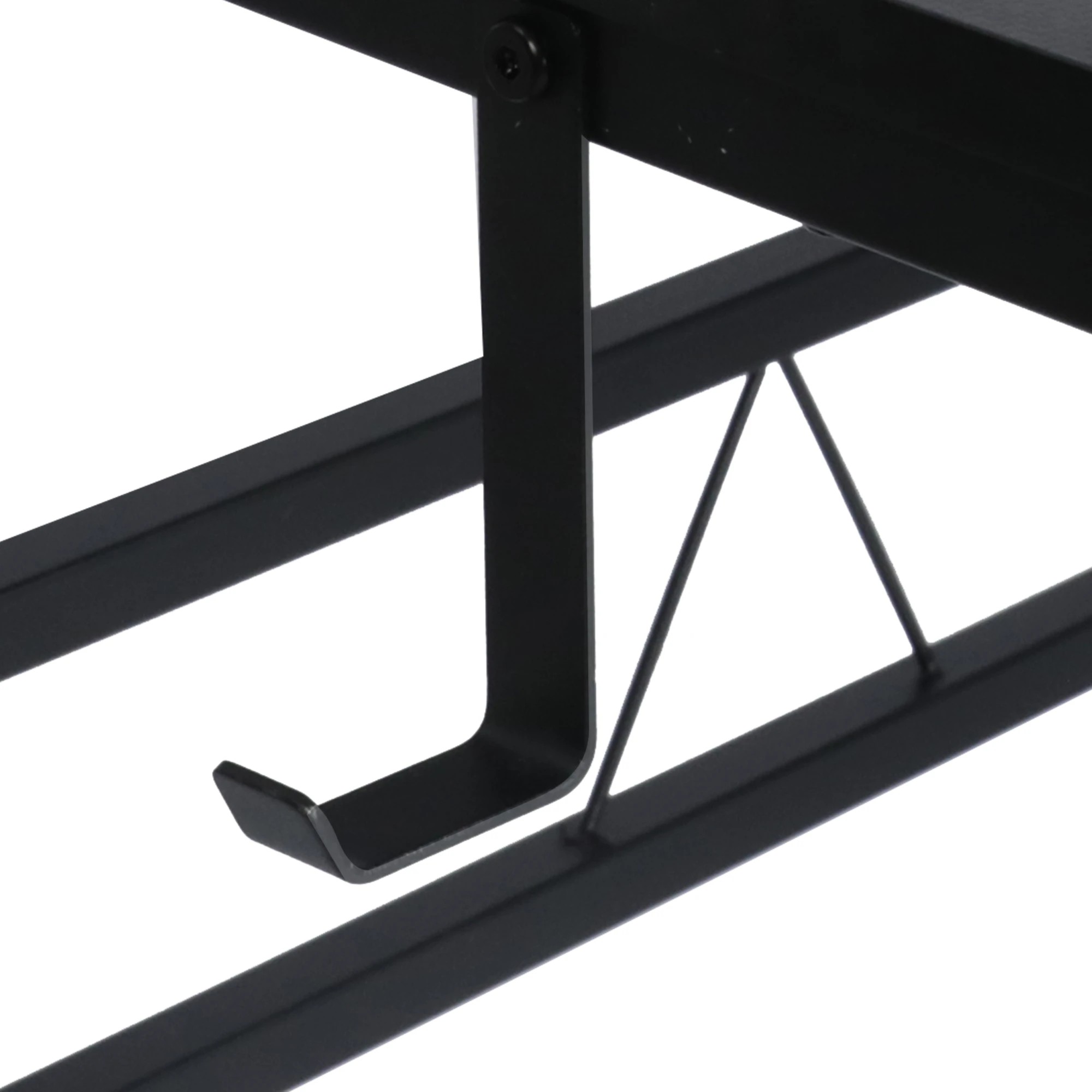 4 Levede Gaming Table Spacious Wear Resistan Stable Computer Desk Earphone Hook, 4 of 8