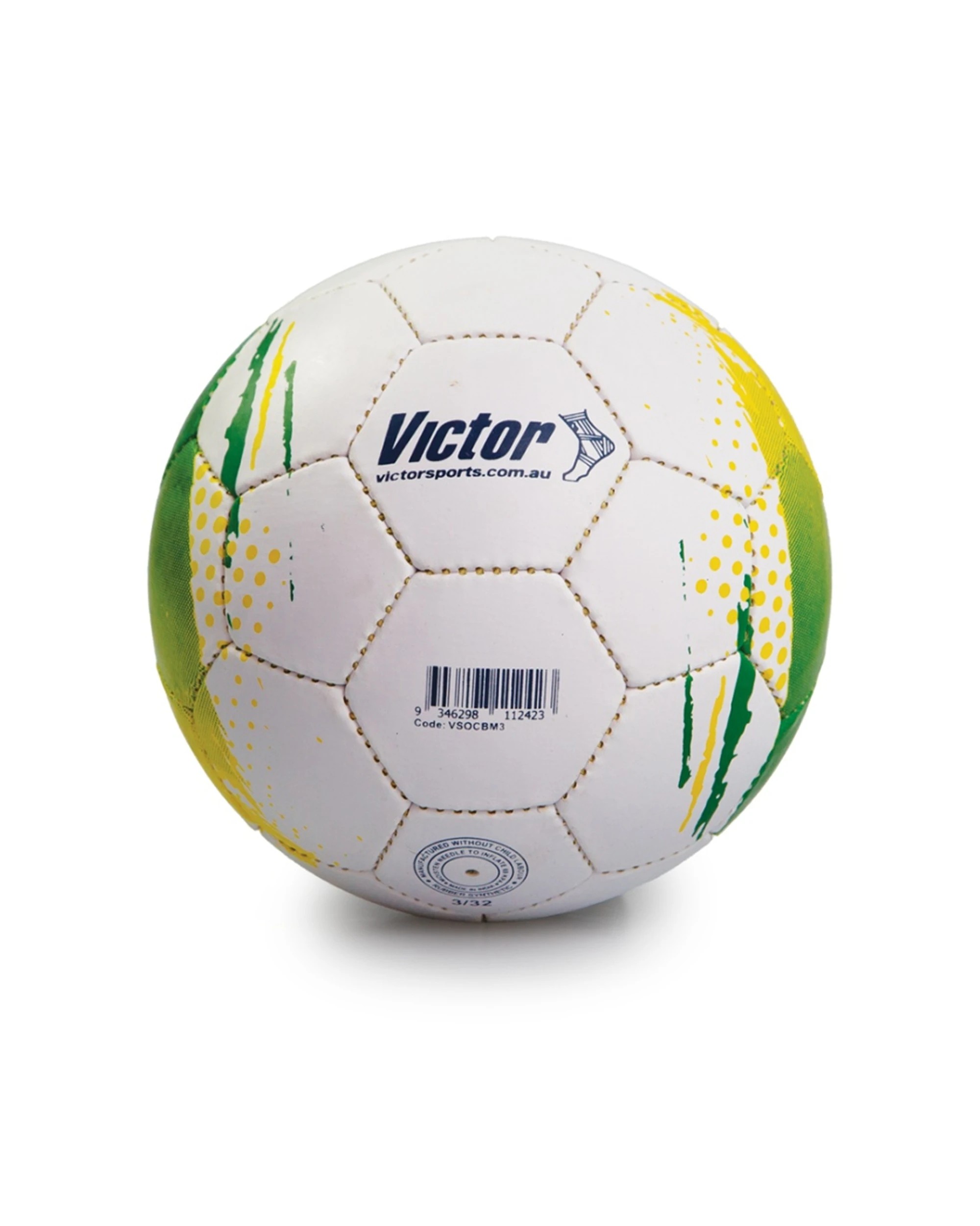1 Victor Sports Match Soccer Ball Training Durable Size 3 - Multi, 1 of 4