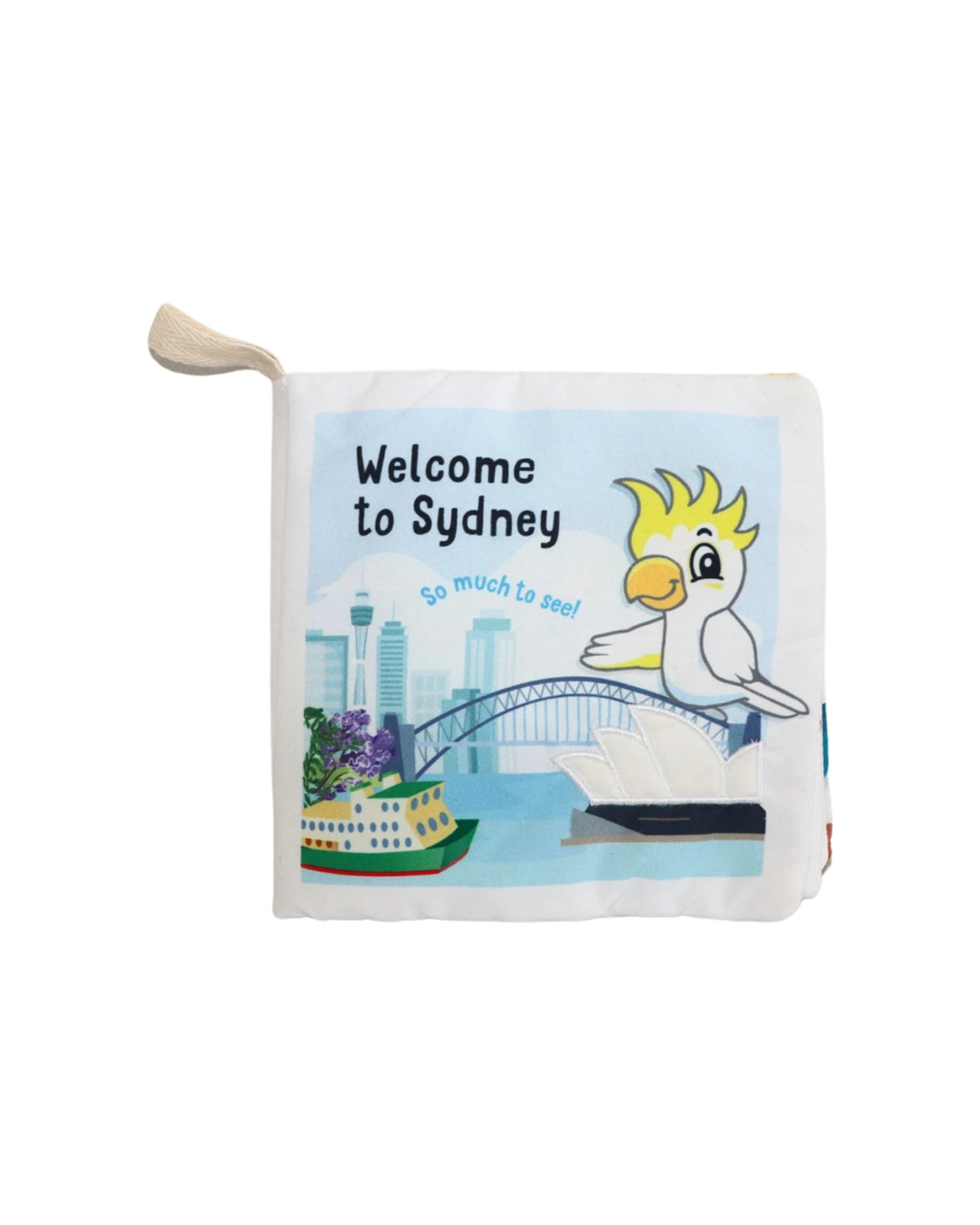 1 Jellystone Designs Baby Soft Book Sensory Early Learning Toy Sydney - Multi, 1 of 7