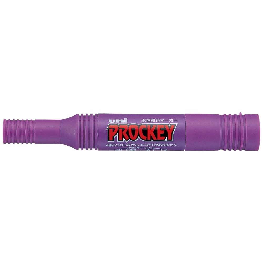 1 Uni-ball Prockey Dual Permanent Marker Bold Violet, 1 of 2