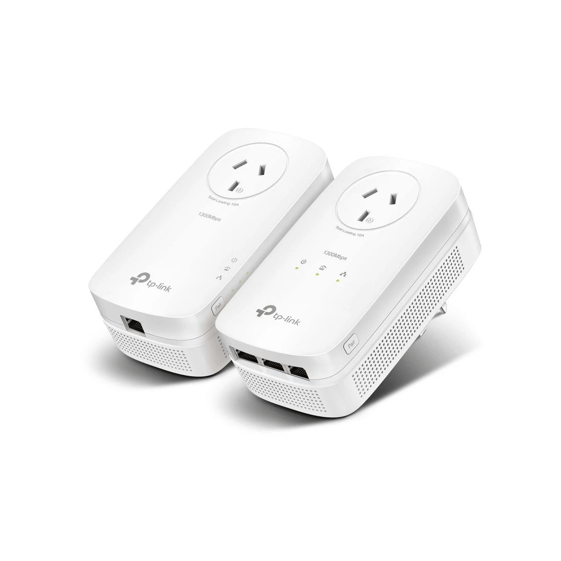 2 TP-Link AV1300 3-Port Gigabit Passthrough Powerline 2 Pack, 2 of 3