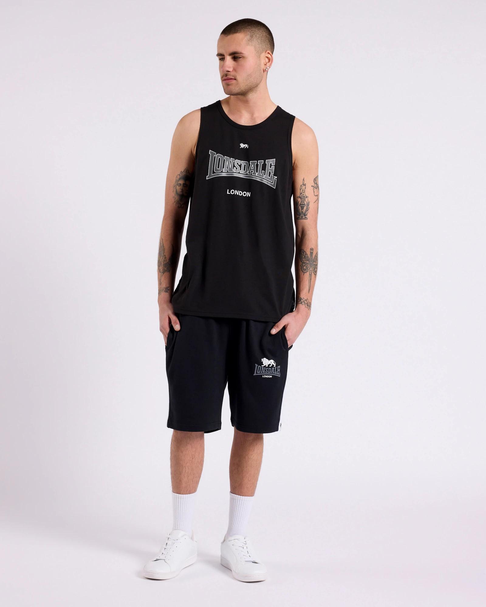 2 London Tank Top - Lonsdale London BLACK, 2 of 5