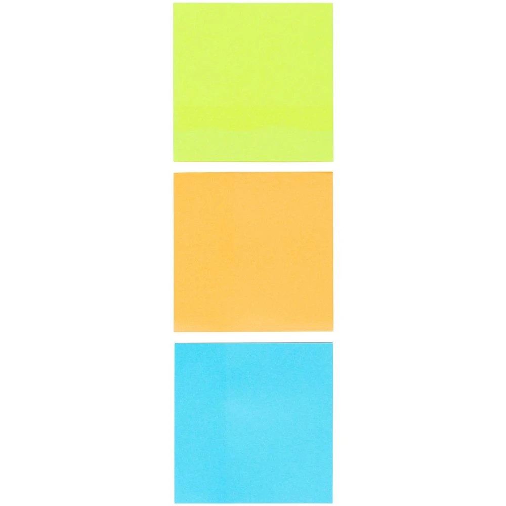 2 J.Burrows Stick-It Notes 76x76mm Assorted Ultra 3 Pack, 2 of 3