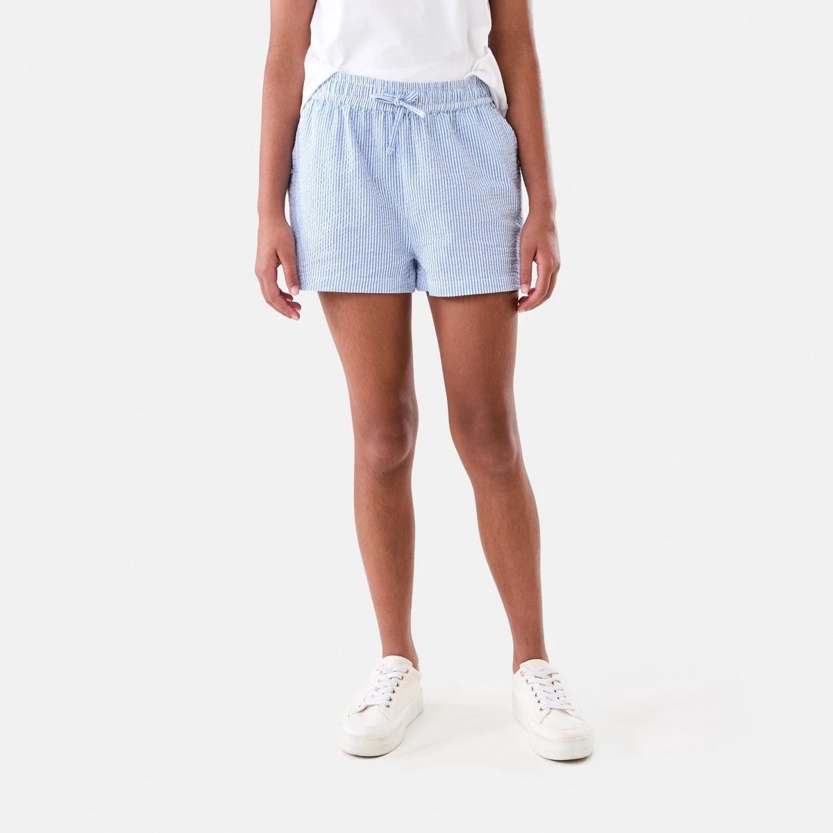 1 Relaxed Stripe Shorts BLUE STRIPES, 1 of 6