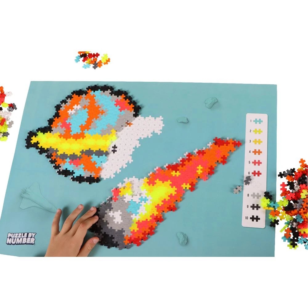 7 Plus-Plus Puzzle by Number Space 500 Pieces, 7 of 7