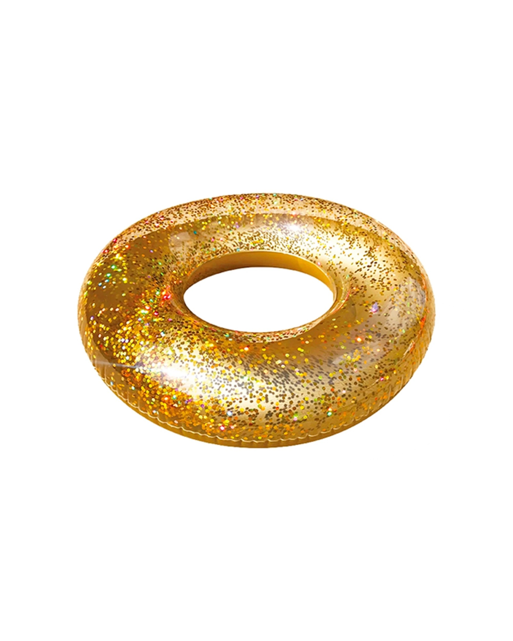 2 Land & Sea 2pc Inflatable Bling Swim Ring & Ball Set - Gold, 2 of 3