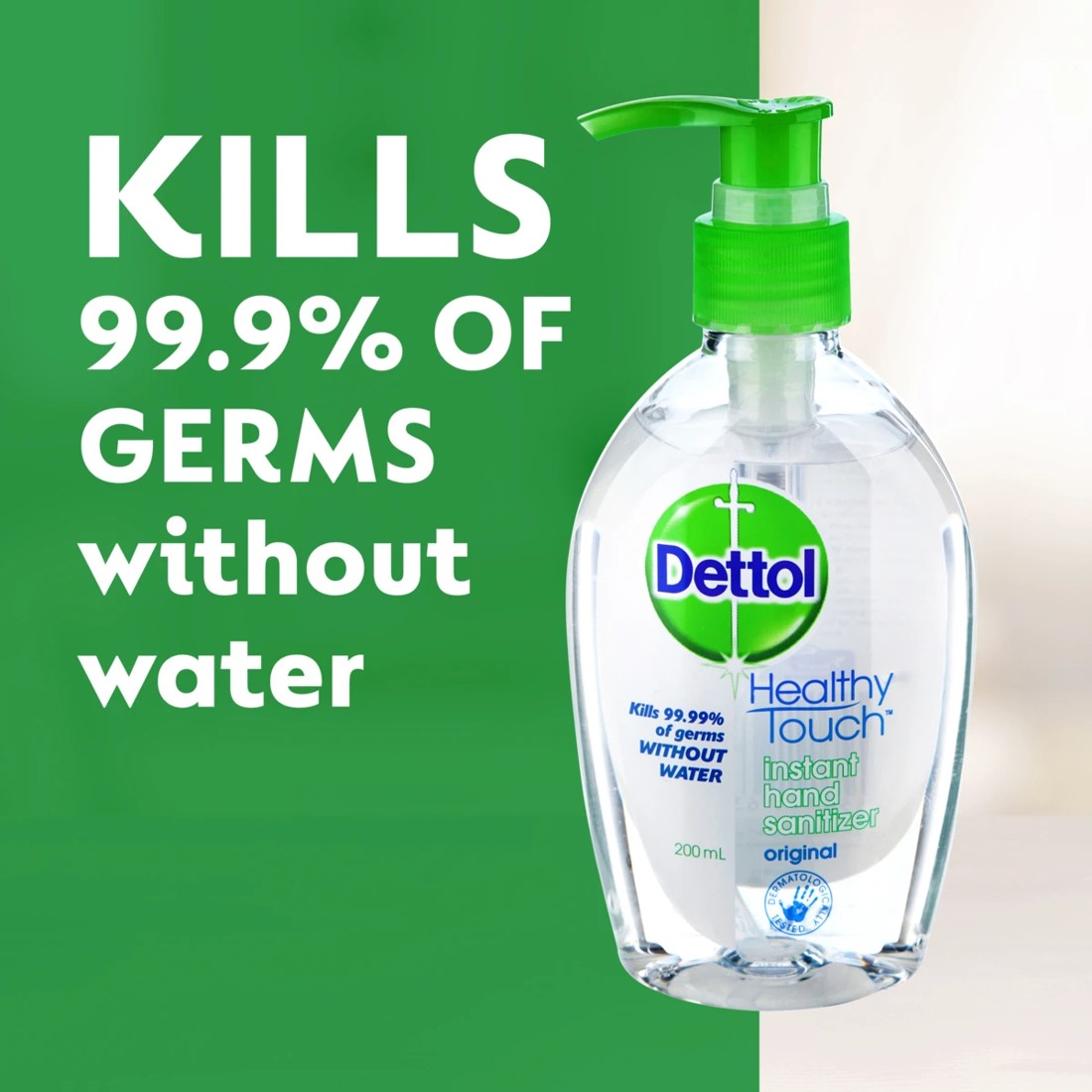 3 Dettol Original Instant Hand Sanitiser 200ml, 3 of 6