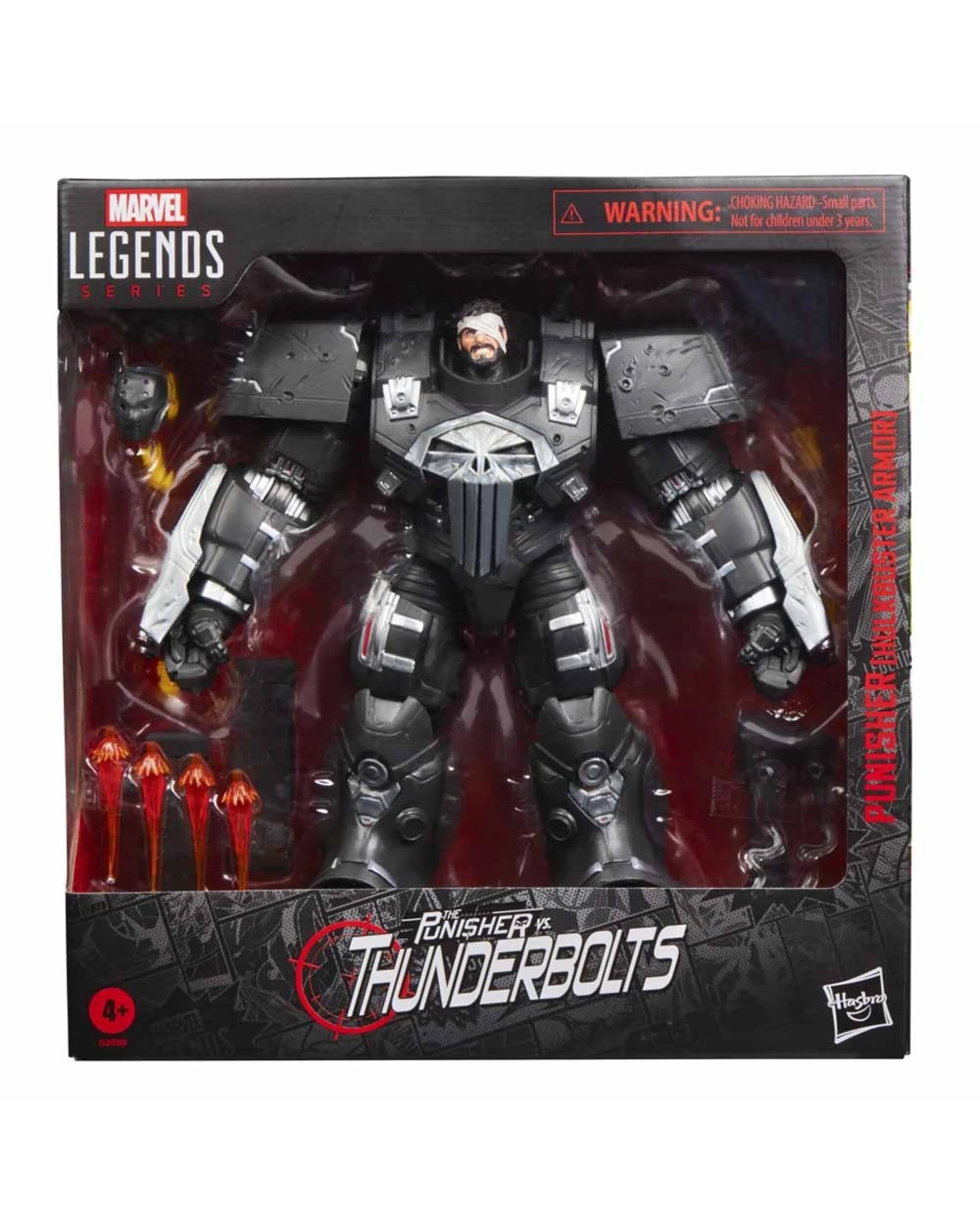 5 Marvel  Punisher  Thunderbolts Punisher Hulkbuster Armour Action Figure, 5 of 5