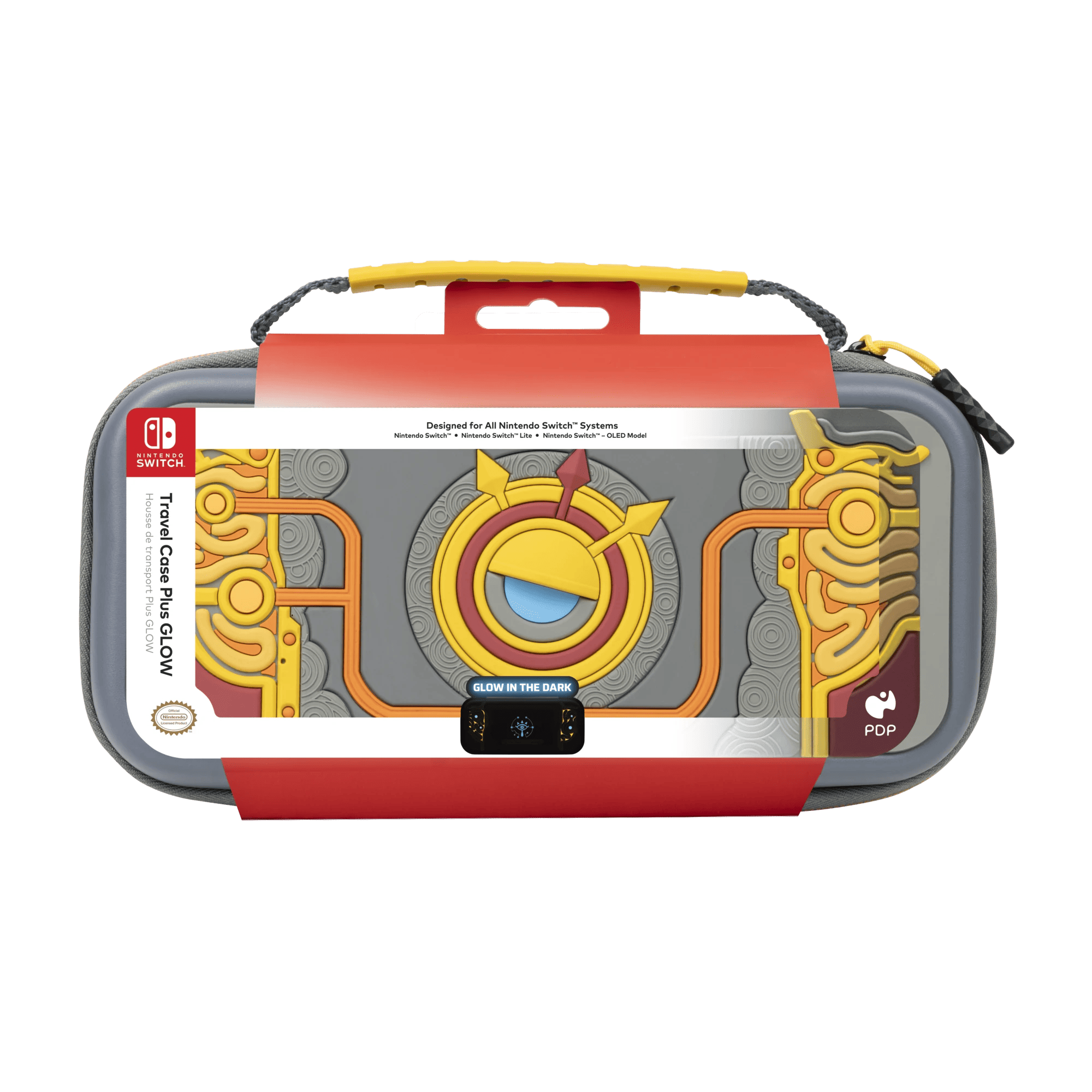 1 Pdp Nintendo Switch Purah Pad Glow Travel Case
 - Multi, 1 of 2