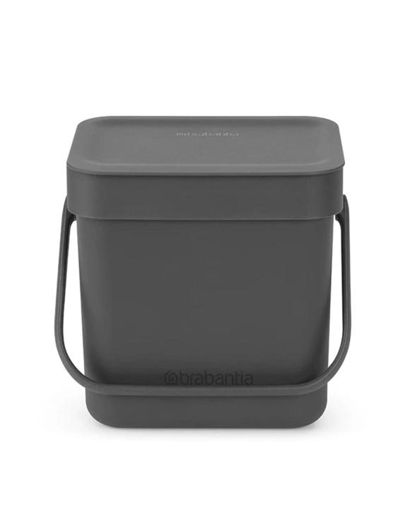 Brabantia Waste Bin Sort & Go 3 Litre  Grey