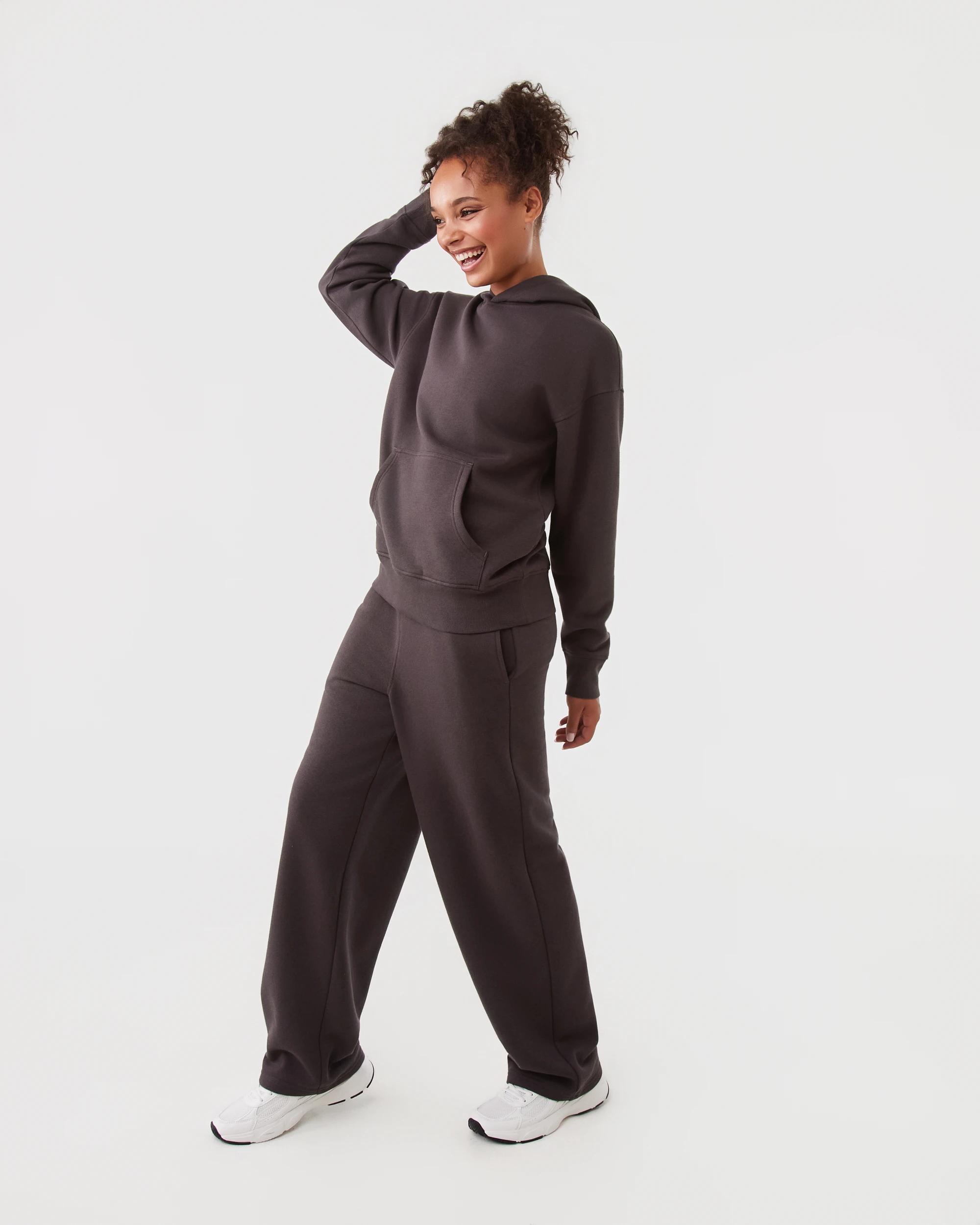 3 Active Womens Essential Straight Leg Trackpants Espresso, 3 of 6