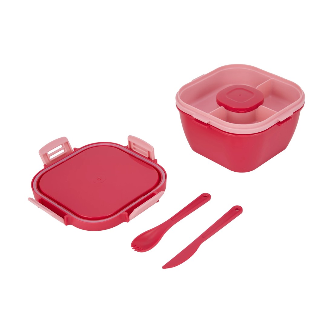 5 Red Salad Bowl, 5 of 8