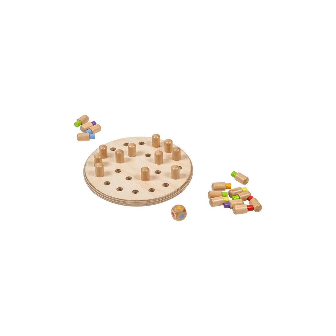 2 TFL 24pc Twist Wooden Memory Game Educational Toy Ages 3 Years Includes Pegs - Multi, 2 of 3