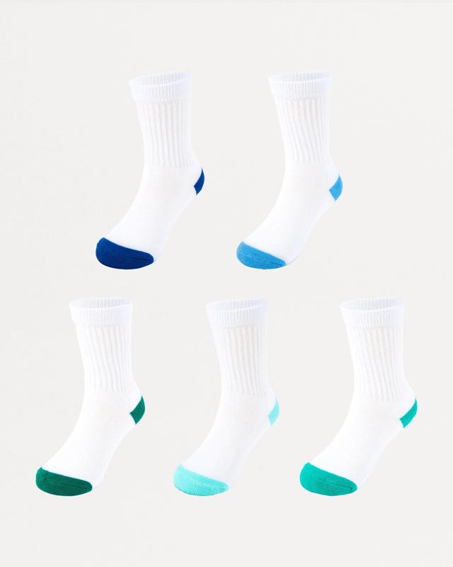 5 Pack Active Kids Crew S