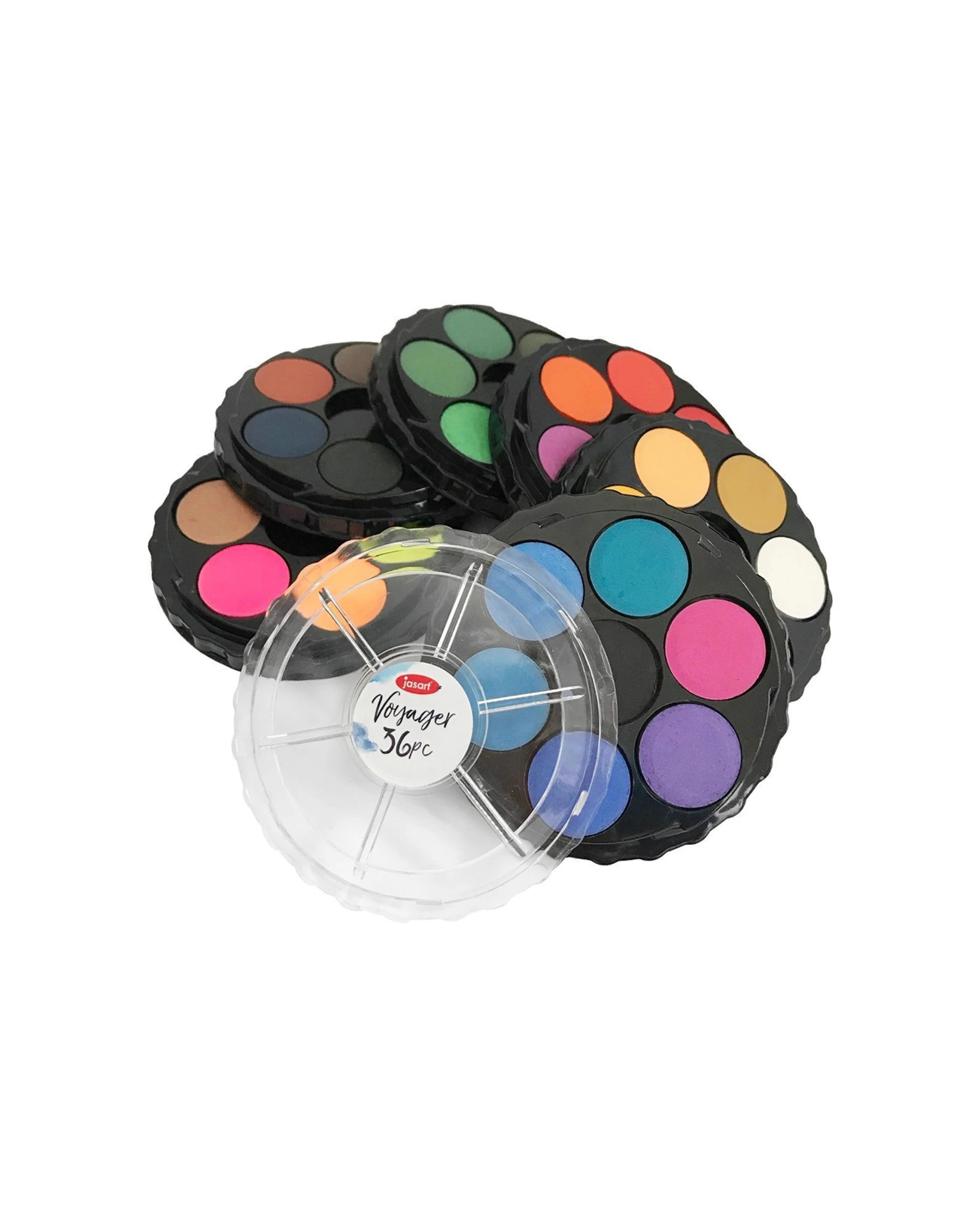 1 Jasart 36pc Voyager Art Craft Watercolour Discs Set - Multi, 1 of 1