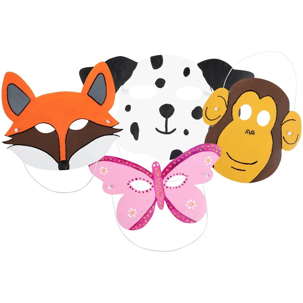 3 Kadink Animal Paper Masks with Elastic 4 Pack, 3 of 3
