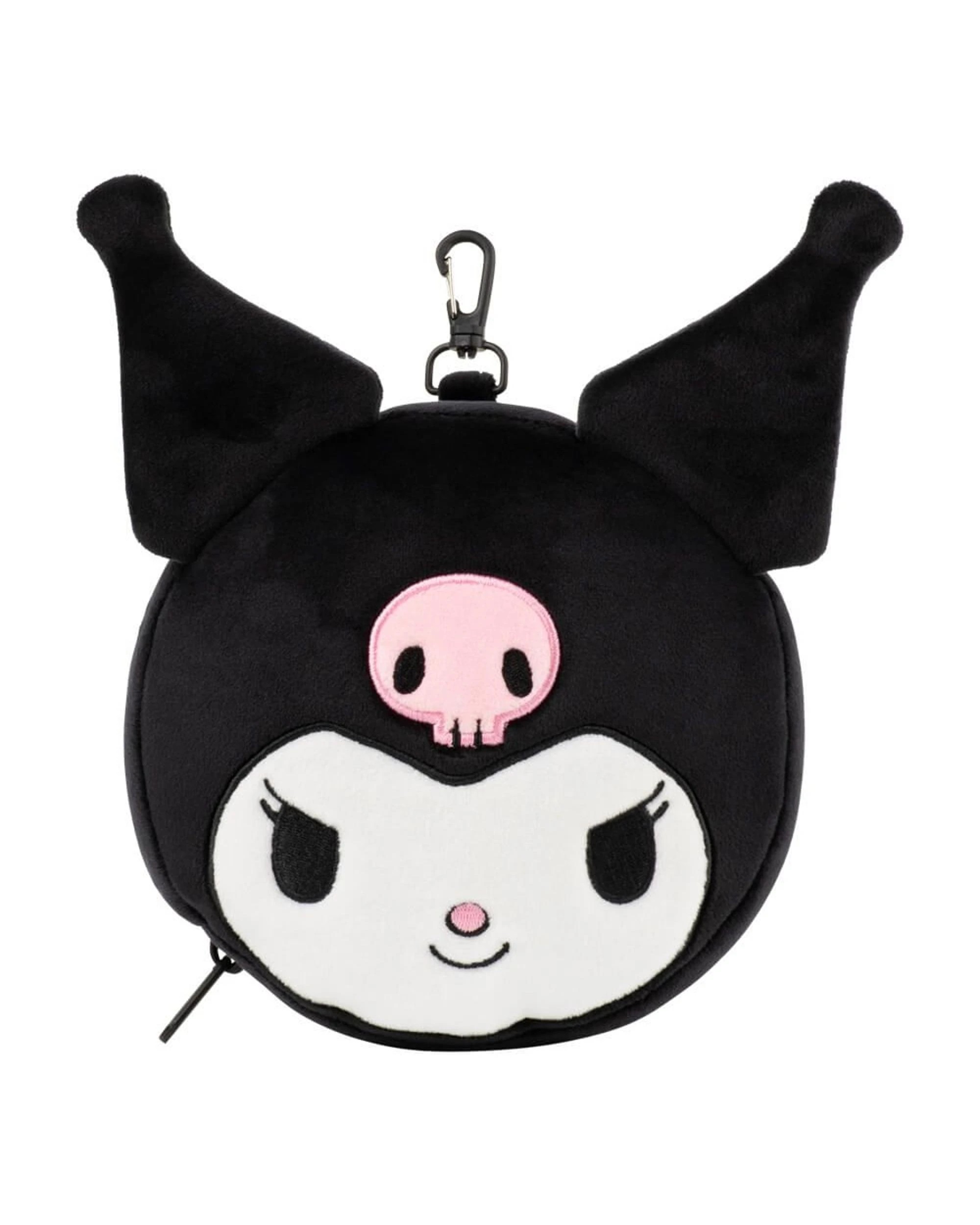 1 Relaxeazzz Sanrio Kuromi Travel Pillow and Eye Mask Set, 1 of 3