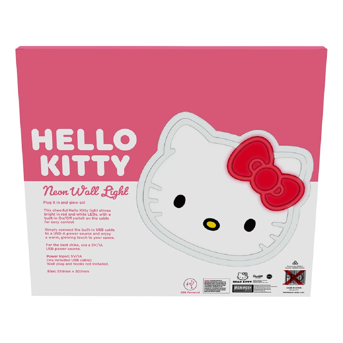 4 Hello Kitty Neon Wall Light, 4 of 4