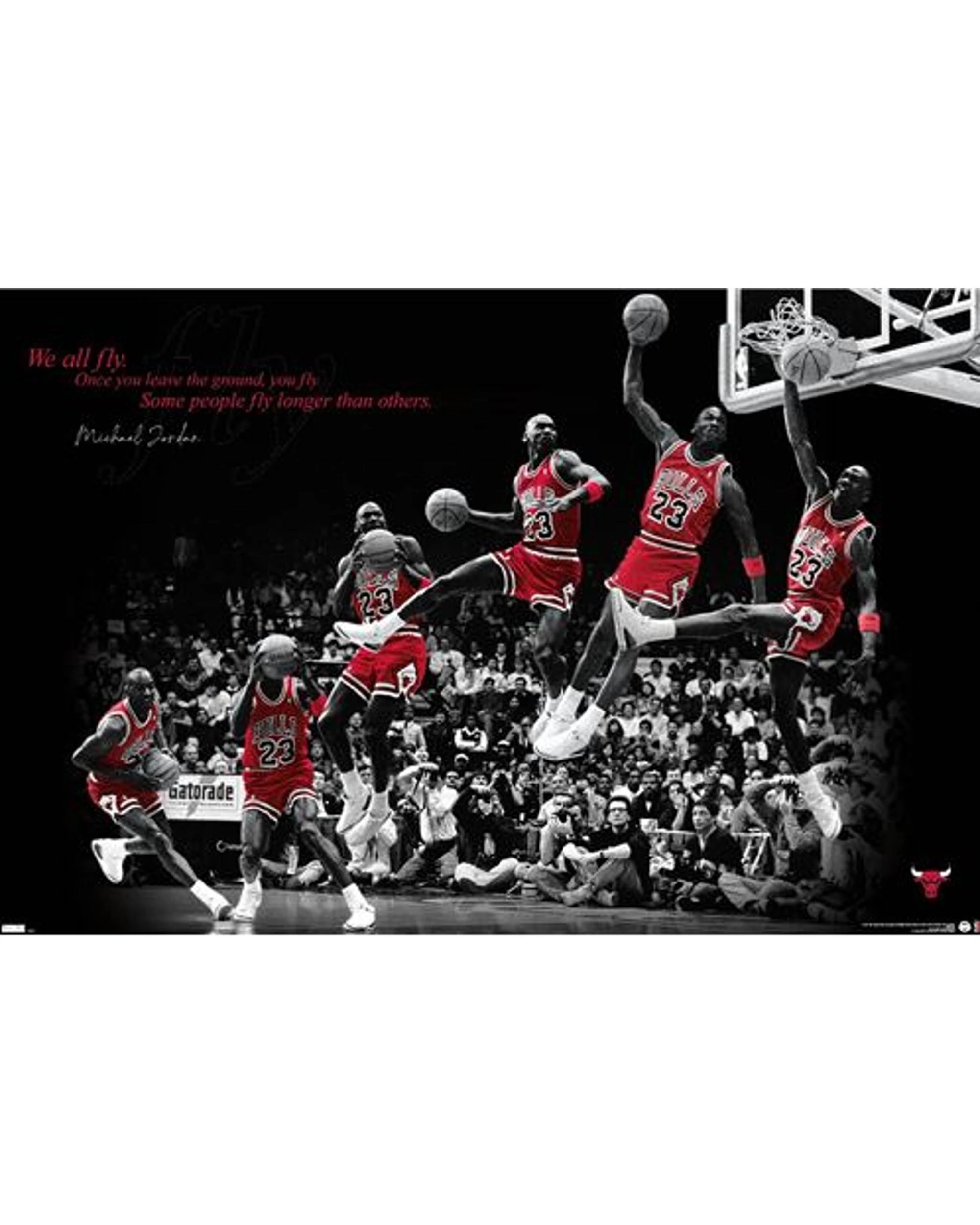 1 NBA Michael Jordan Fly Poster, 1 of 1