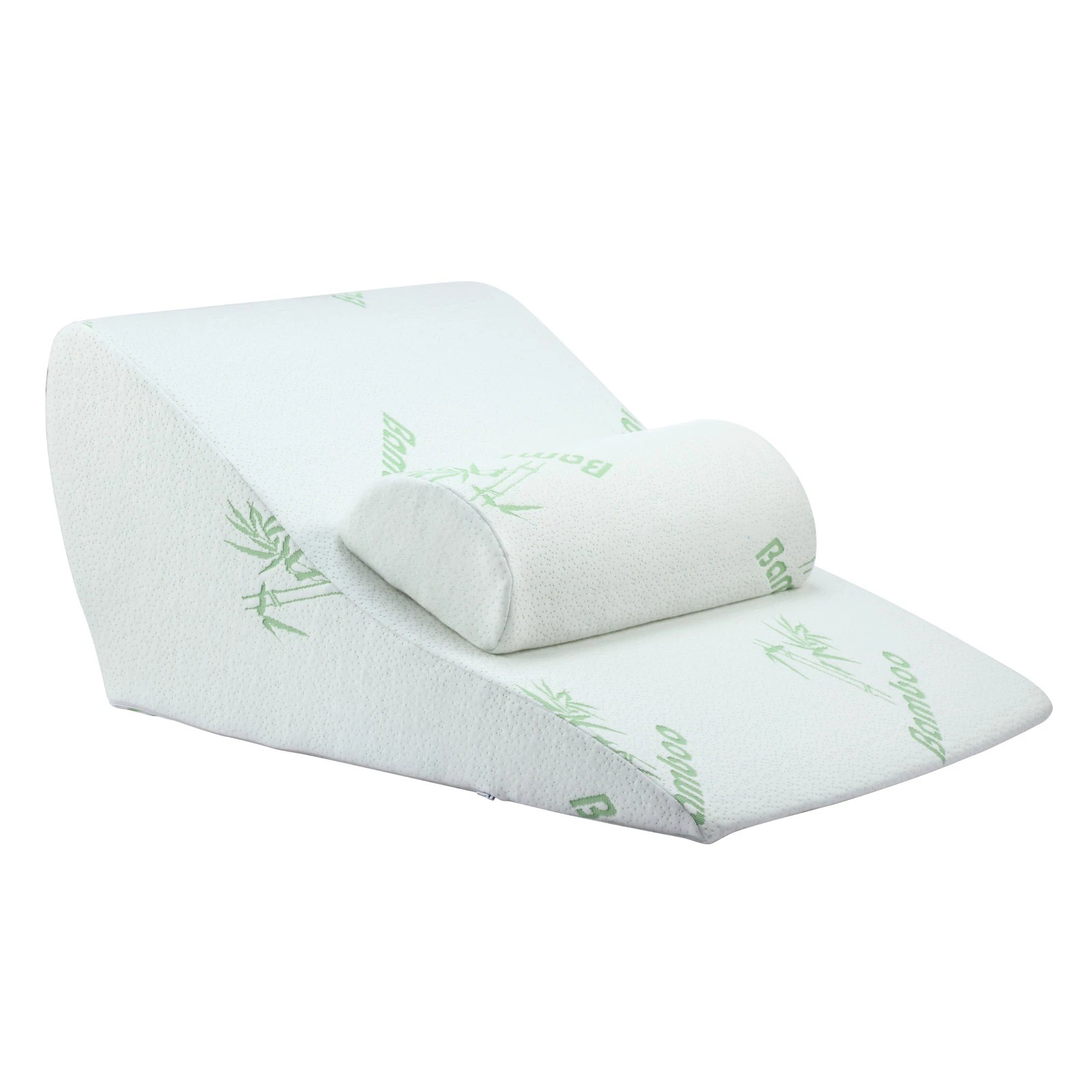 3 Luxdream 2 Pcs Foam Bed Wedge Pillow and Headrest with Breathable Bamboo Cover, 3 of 3