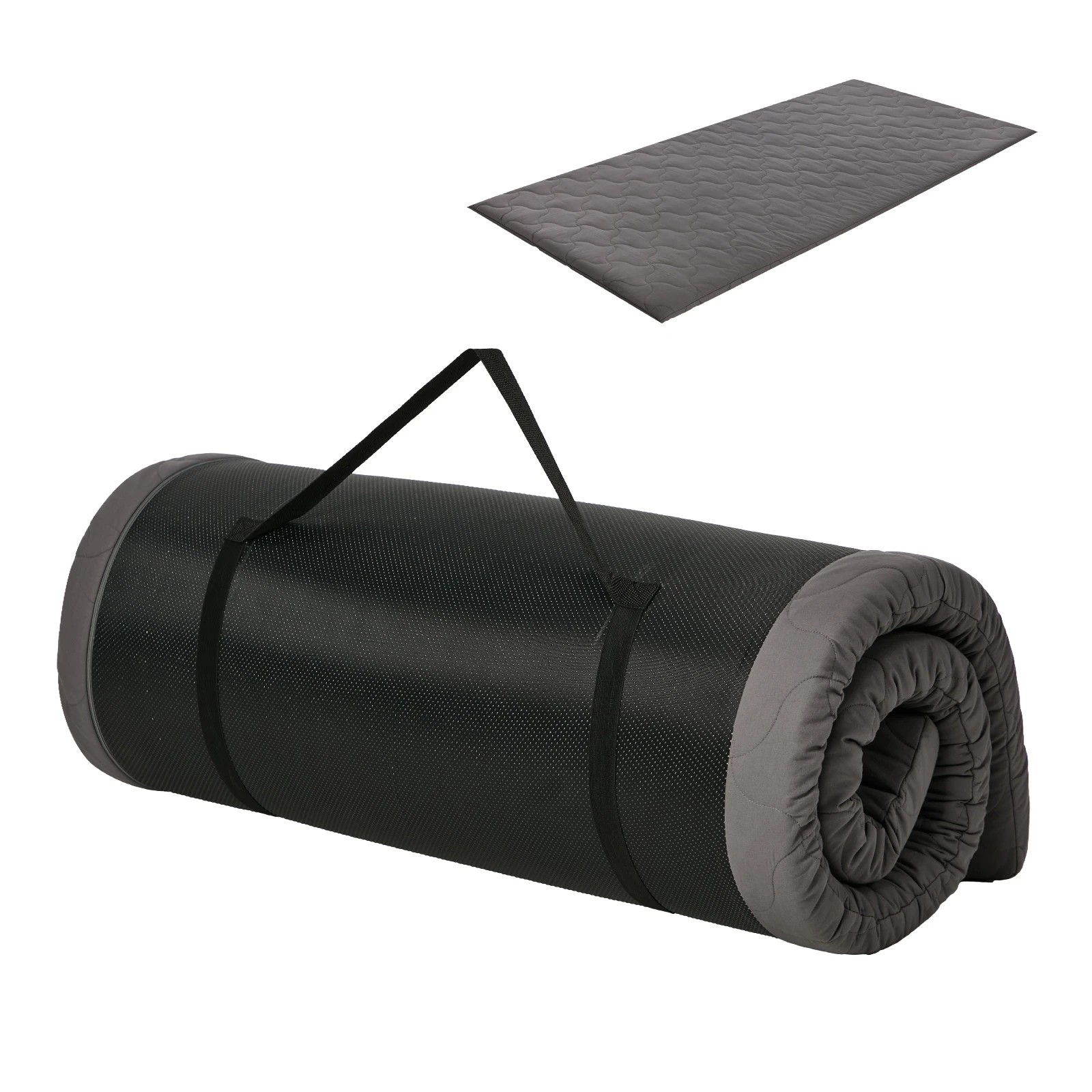 1 Bedra Bedding Roll Up Floor Mattress Camping Mat - Grey, 1 of 10